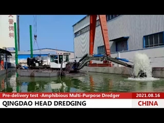 Dredger anfibio multipropósito de 6,5 metros preparado para el dragado