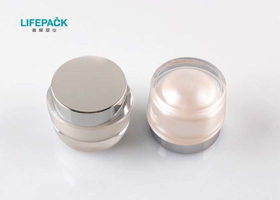 Tarros modificados para requisitos particulares de la crema de cara, color poner crema plástico de Pearl White de los envases