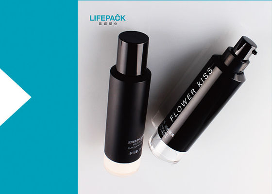 Final cosmético privado de aire ligero del compañero de la botella de la bomba con la parte inferior de acrílico