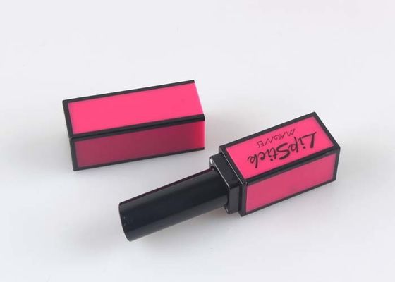 Pintado con pistola de empaquetado de Rose del tubo de la barra de labios del cosmético plástico vacío