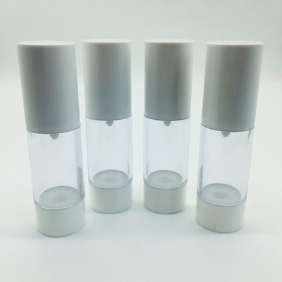 1OZ vacian la botella privada de aire plástica para el logotipo modificado para requisitos particulares personal del cuidado de piel