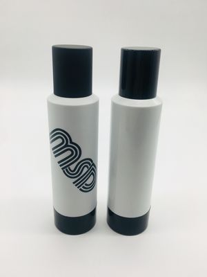 Botella privada de aire plástica del cilindro 35ml para el color negro blanco poner crema de Skincare